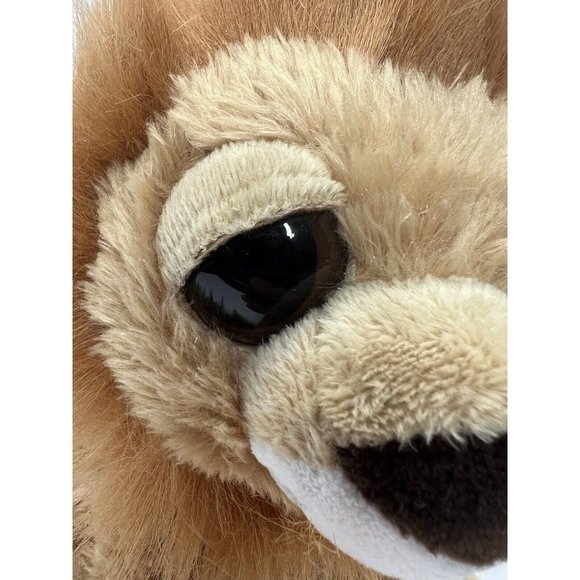 Aurora Lion Stuffed Animal Plush Toy 10 Inch Large Sad Sleepy Eyes Floppy Soft - Picture 2 of 11